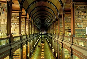 Land Drucke: Galerie der alten Bibliothek