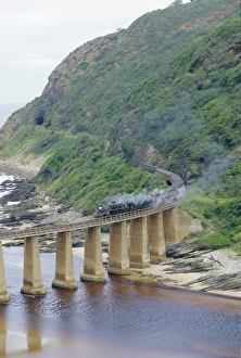 Mountainous Rural Landscape Photography Drucke: Garden Route