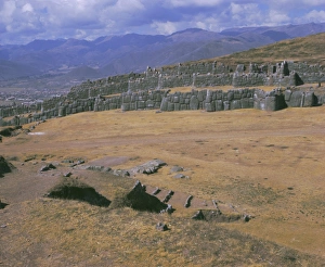 Peruvian Historical Landmark Drucke: Gate of Rumicola