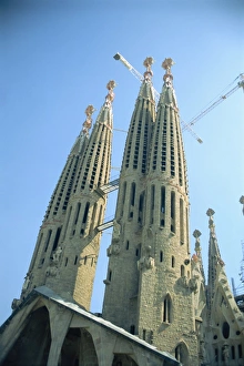 Spanien Drucke: Gaudeams-Kathedrale