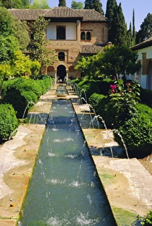 European Union Tourist Attractions Drucke: Generalife Gardens