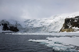 Scandinavia Travel Destination Drucke: Glacier, Spitzbergen