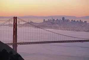 West Coast Travel Destinations Drucke: Golden Gate Bridge