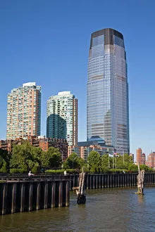 Drucke von Golden Sachs Turm, Jersey City, New Jersey in den Vereinigten Staaten von Amerika Nordamerika Verwandte Bilder Drucke: Goldman Sachs Turm