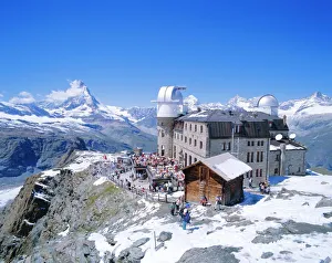 Gornergrat und Eiger (nein, das ist falsch) Gornergrat und der Eiger ist nicht die Antwort - Die richtige Antwort wäre Gornergrat und den Matterhorn