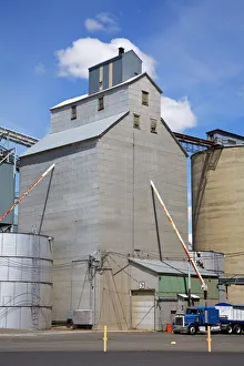 Getreidespeicher in Ritzville, Washington-Statte der Vereinigten Staaten von Amerika Nordamerika