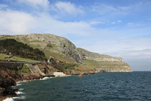 Drucke von Große Erhebung von Llandudno im Grafschaftskreis Conwy in Nordwales im Vereinigten Königreich Europa Conwy Drucke: Großer Rumpf von Llandudno in der Grafschaft Conwy im Norden von Walisisch (Wales)