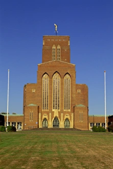 UK Landmarks Drucke: Guildford Cathedral, Guildford, Surrey, England, United Kingdom, Europe