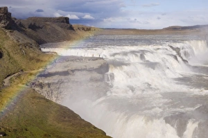 Iceland Waterfalls Drucke: Gullfoss waterfalls