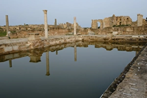 North African Historical Sites Drucke: Hadrianic bath