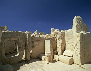 Malta Tourist Attractions Drucke: Hagar Qim Temple