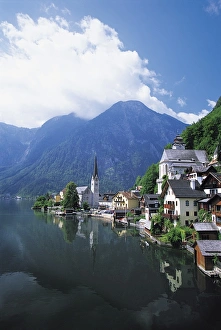 Mountain Landscape Images Drucke: Hallstatt, Austria