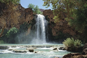 Grand Canyon Waterfalls Drucke: Harasu Falls