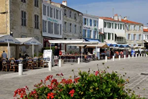 European Coastal Scenes Drucke: Harbour quayside
