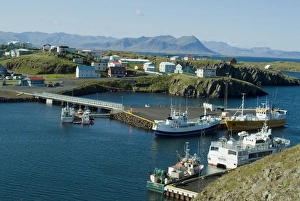 Polar Regions Travel Drucke: Harbour, Stykkisholmur