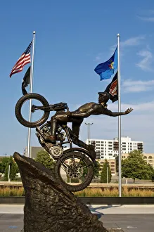 Bildhauerei Drucke: Museum Harley-Davidson, Milwaukee, Wisconsin (USA), Nordamerika