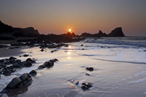Hartland Quai in Woolacombe im Vereinigten Königreich von Großbritannien und Nordirland
