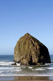 American Nature Photography Drucke: Haystack Rock, Cannon Beach, Oregon, United States of America, North America