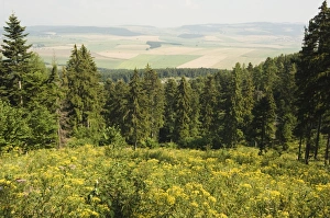 European Union Natural Landscapes Drucke: Hiking area