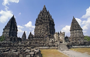 UNESCO World Heritage Site Indonesia Drucke: Hindu temples