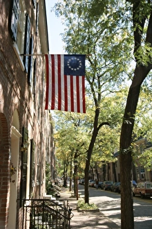 American Flag Display Drucke: Historic flag