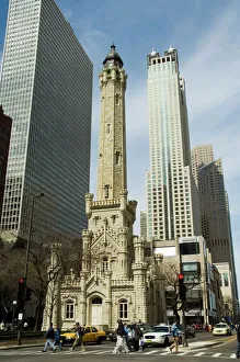 US Travel Destinations Drucke: The historic Water Tower