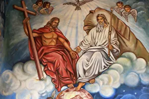 Kathedrale Drucke: Heilige Dreifaltigkeit des Vaters, Sohnes und Heiligen Geistes. St.
