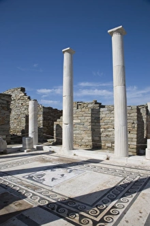 Delos Island Greece Drucke: House of Dionysos
