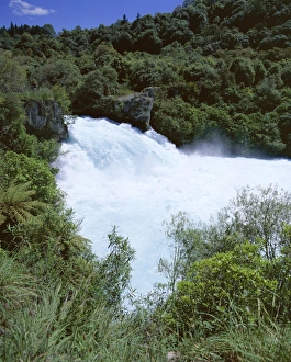 North Island Travel Destinations Drucke: The Huka Falls
