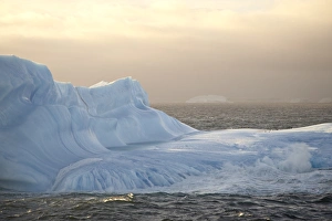 Polar Regions Landscape Drucke: Iceberg at dawn