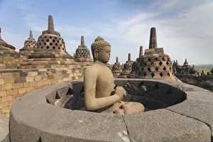 Indonesien, Java, Magelang, Tempel von Borobudur
