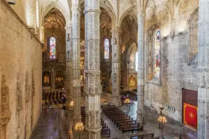Innenaus des Hieronymitenklosters (Jeronimos-Kloster) der Kirche von Santa Maria del Belem