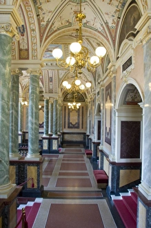 Innenaus der Semperoper zu Dresden in Sachsen Deutschland Europa