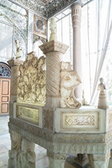 Iranian Architecture Photography Drucke: Ivan-e Takht-e Marmar (Marble Throne Verandah)