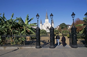 Louisiana Travel Destinations Drucke: Jackson Square, St