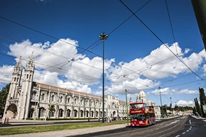 Lisbon City Landmarks Drucke: The Jeronimos Monastery, monastery of the Order of Saint Jerome