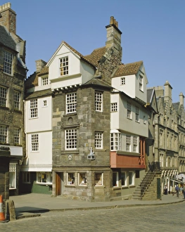 UK Tourist Attraction Drucke: John Knox House