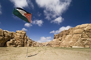World Country Flags List Drucke: Jordanian flag