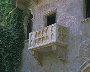 Italian Architecture UNESCO Site Drucke: Juliets balcony