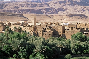 Moroccan Travel Photography Drucke: Kasbahs in the Draa Valley