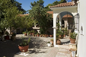 Ionian Islands Landmarks Drucke: Katharon Monastery