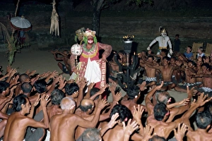 Traditional Indonesian Dance Drucke: Kecak dance