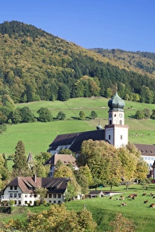 Bilder Datiert 15. Oktober 2011: Kloster St. Trudpert ist ein Benediktinerkloster in der Gemeinde Munstertal im Bezirk Calw im Landkreis