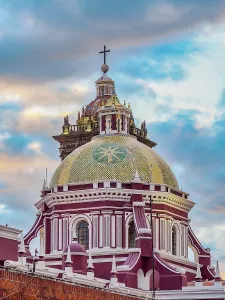 Twilight Cityscape Photography Drucke: Our Lady of the Immaculate Conception Cathedral Basilica