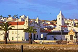 Portugal Drucke: Lagos Altstadt , Lagos , Westalgarbe , Algarve , Portugal , Europa