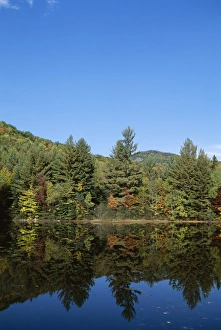 North America Natural Scenery Drucke: Lake reflections