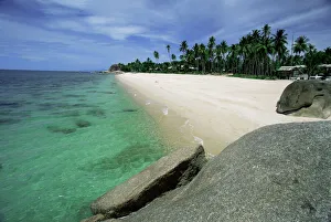 Drucke von Strand von Lamai, Koh Samui, Thailand Südostasien Asien Thailand Drucke: Strand von Lamai