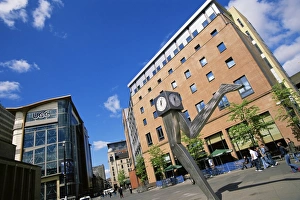 Scotland Travel Destination Drucke: Langs Hotel and the Clyde Clock