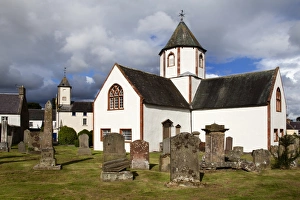 Drucke von Lauder Kirche mit ihrem einzigartigen oktogonalen Turm in Lauder im schottischen Grenzgebiet der Schottland-Region des Vereinigten Königreichs und Europas Scottish Borders Drucke: Lauder mit seinem einzigartigen oktogonalen Turm in Lauder im schottischen Grenzgebiet der Schotten in Großbritannien