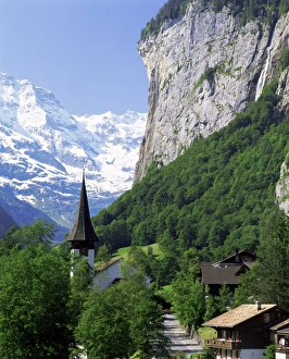 European Village Drucke: Lauterbrunnen